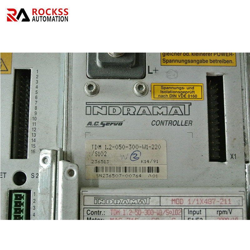 力士樂Indramat TDM1.2-050-300-W1-220/S102伺服驅動器