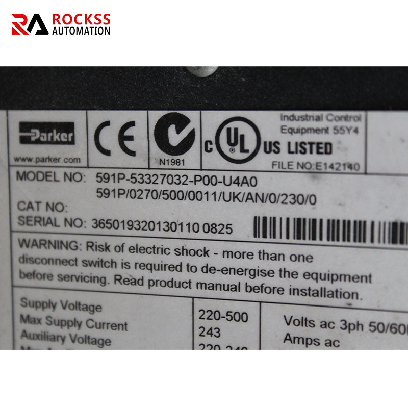 Eurotherm 591P/0270/500/0011/UK/AN/0/230 直流調速器