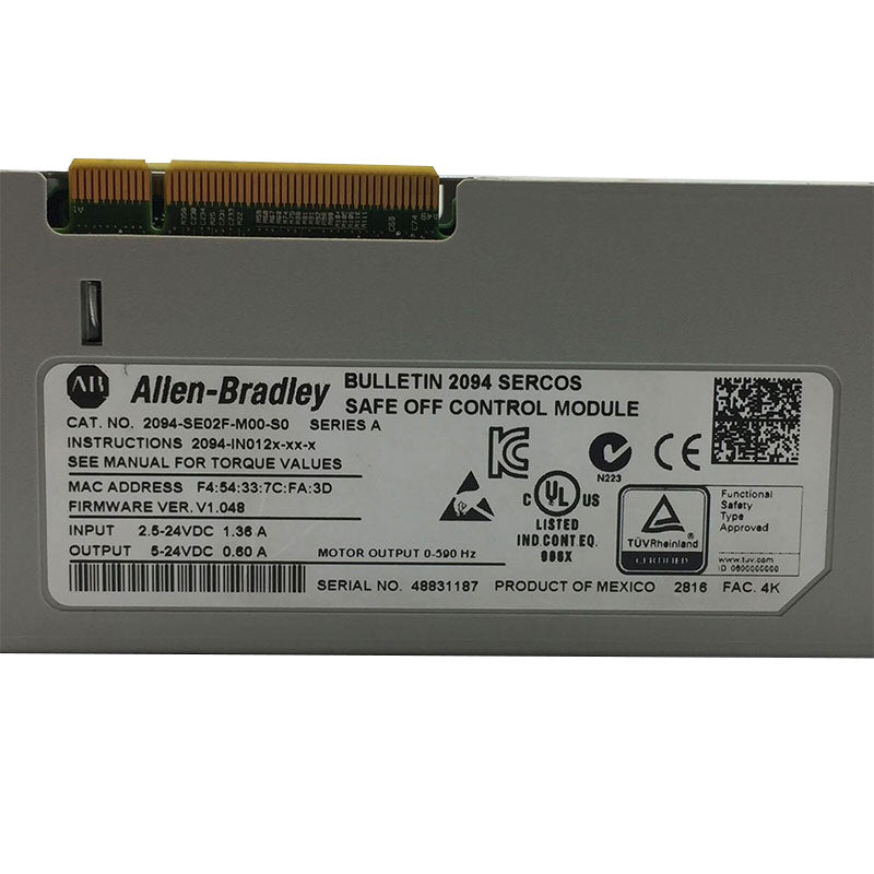 Allen Bradley 2094-SE02F-M00-S0 KINETIX 6200 servo driver