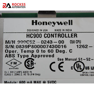 Honeywell 900C52-0243-00 CPU Module