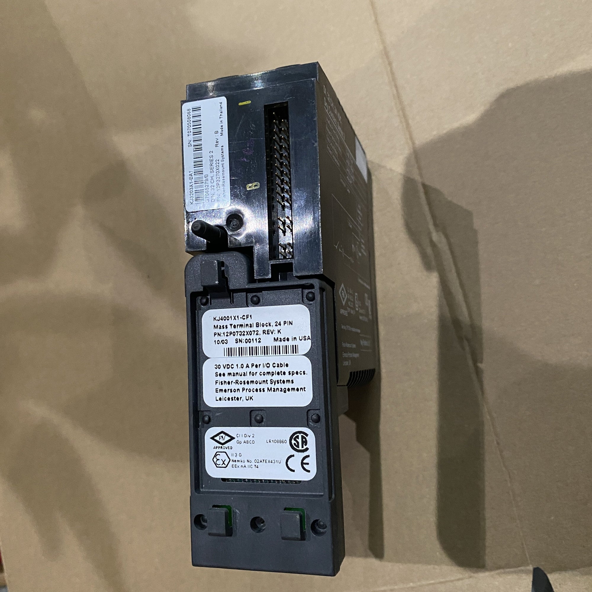 艾默生 KJ3203X1-BA1 數位輸入模組