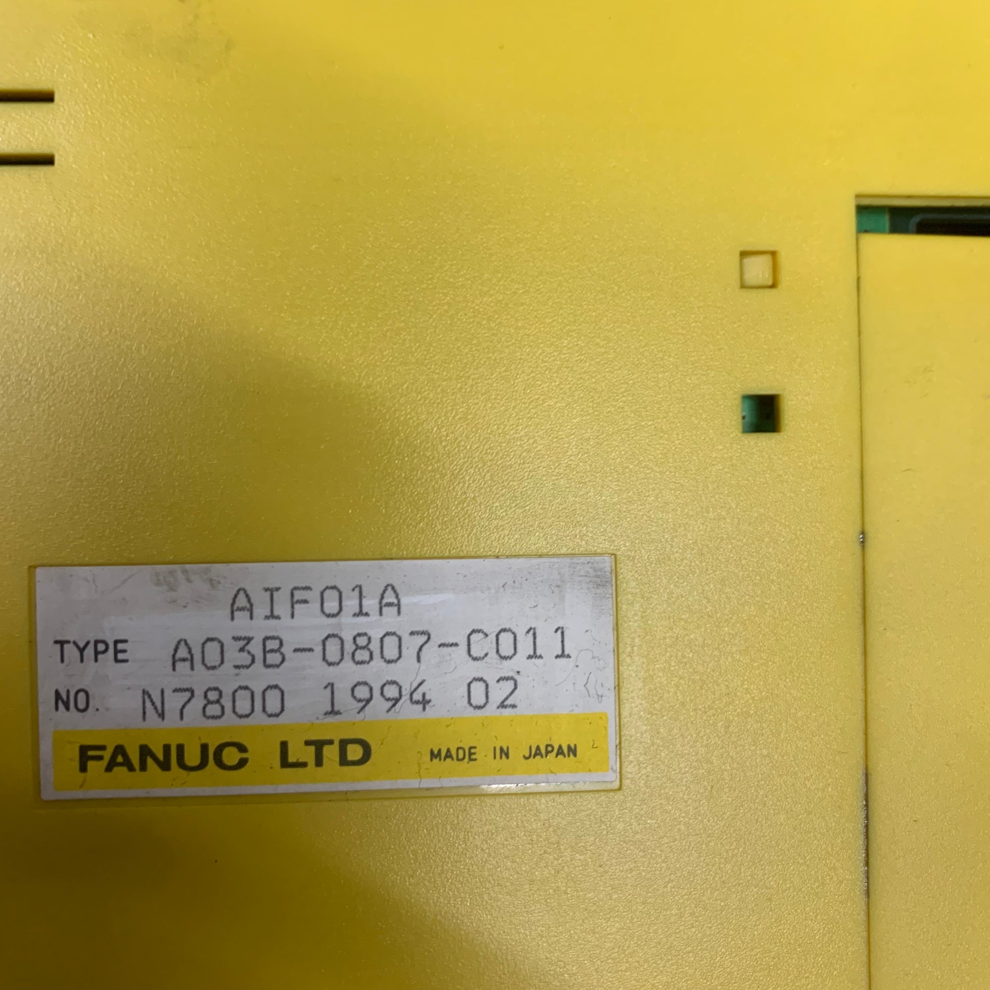 FANUC A03B-0807-C011 I/O介面模組