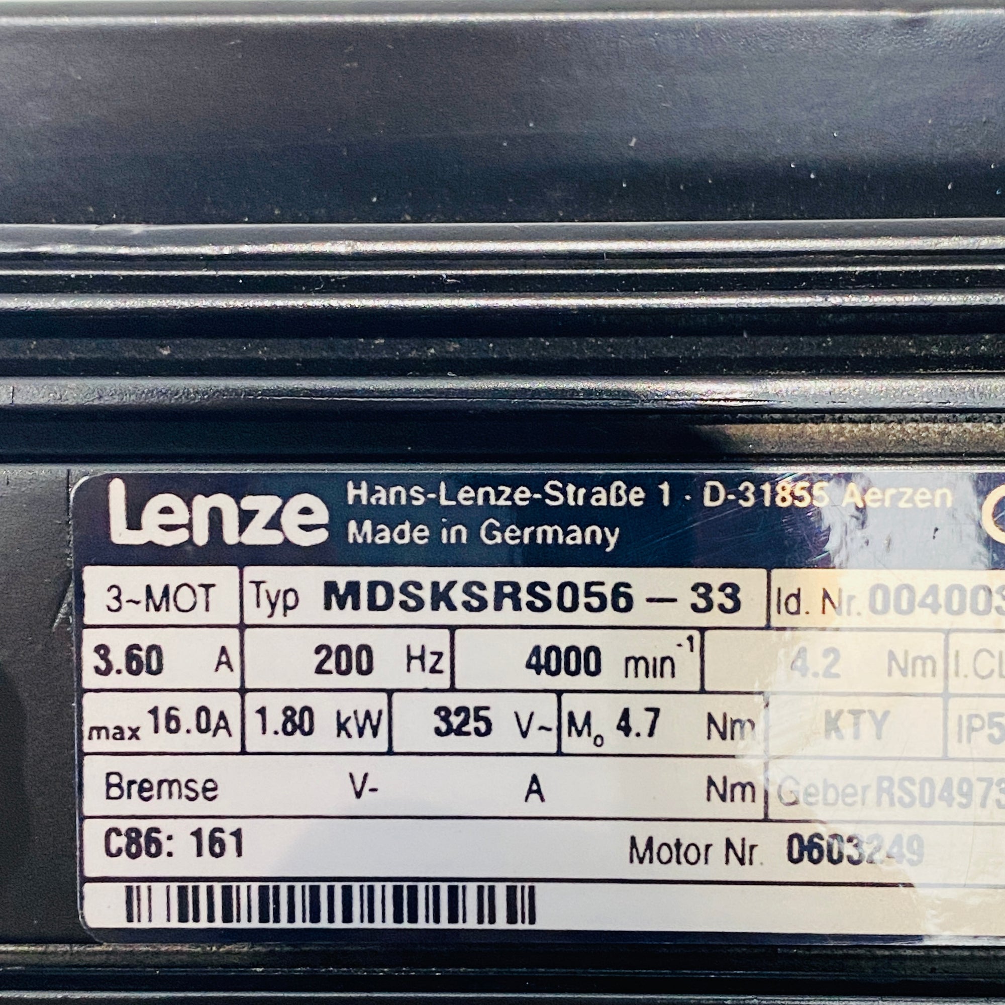 Lenze MDSKSRS056-33伺服電機