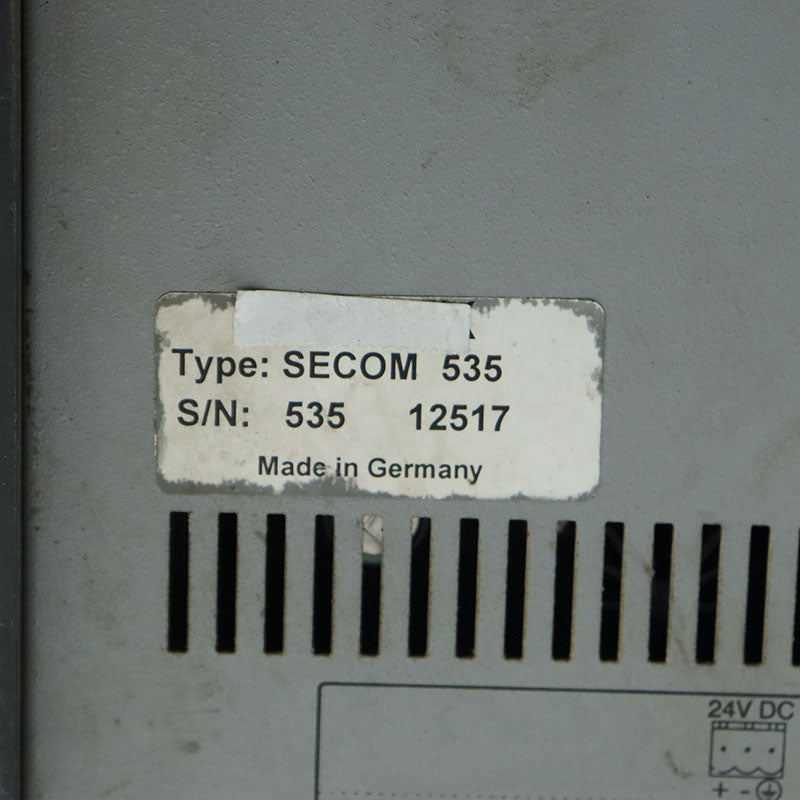SETEX SECOM 535 染色機系統螢幕