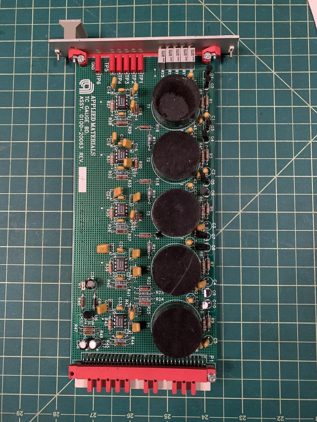 AMAT應用材料0100-20063 5通道TC儀表PCB卡