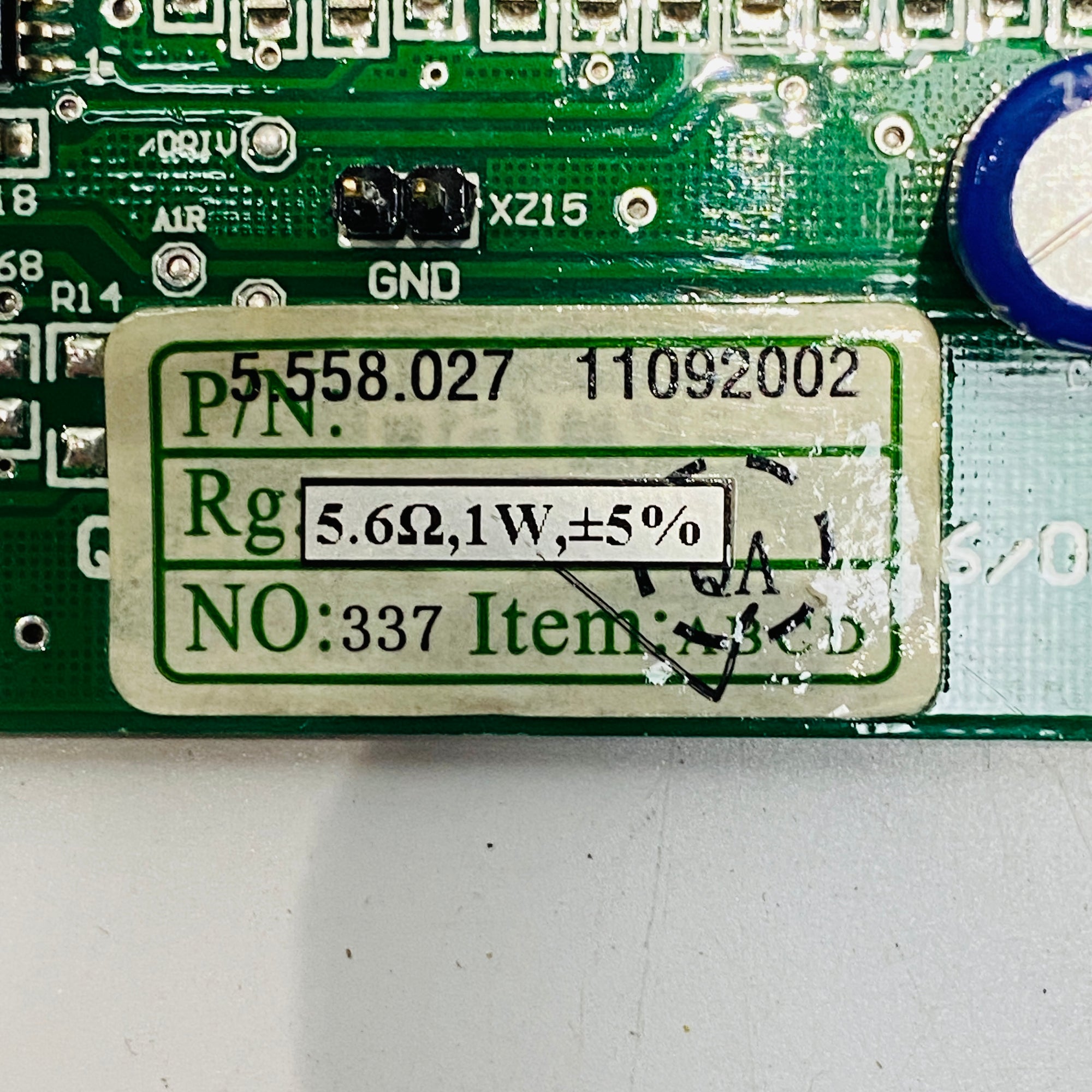 Schneider 5.558.027 Board Card