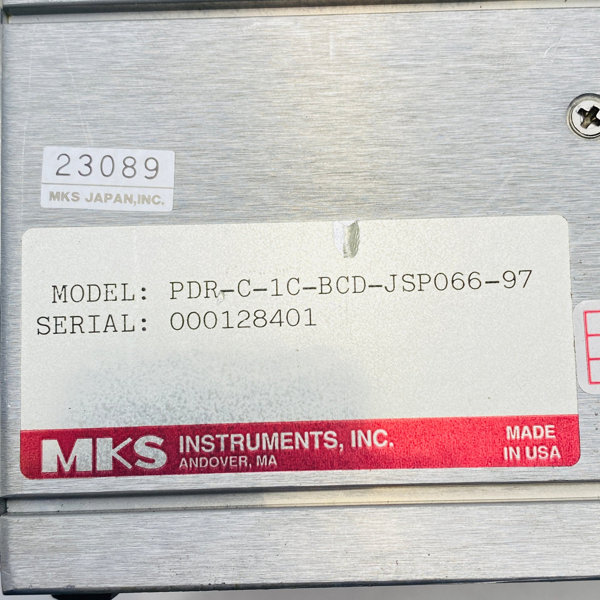 MKS PDR-C-1C-BCD-JSP066-97 控制器