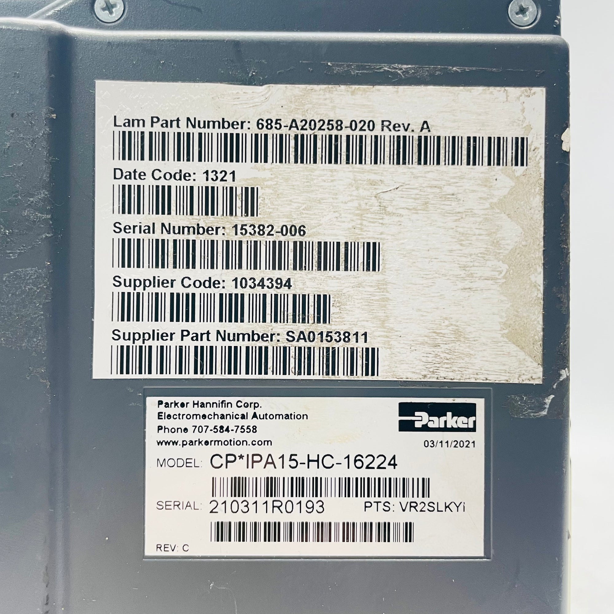 派克CP*IPA15-HC-16224伺服驅動器