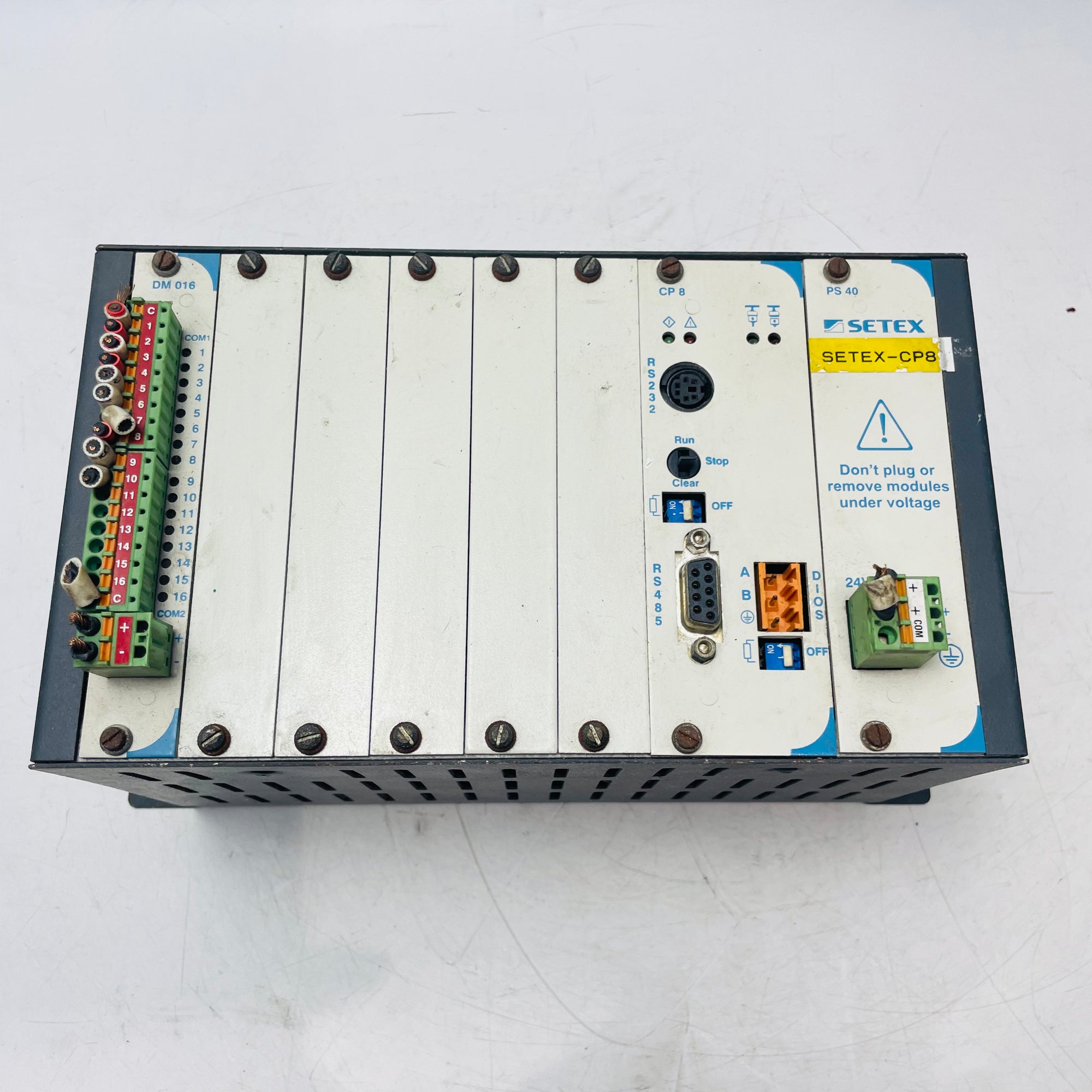 SETEX Compact CR8 PS40 CPB DM016 PLC