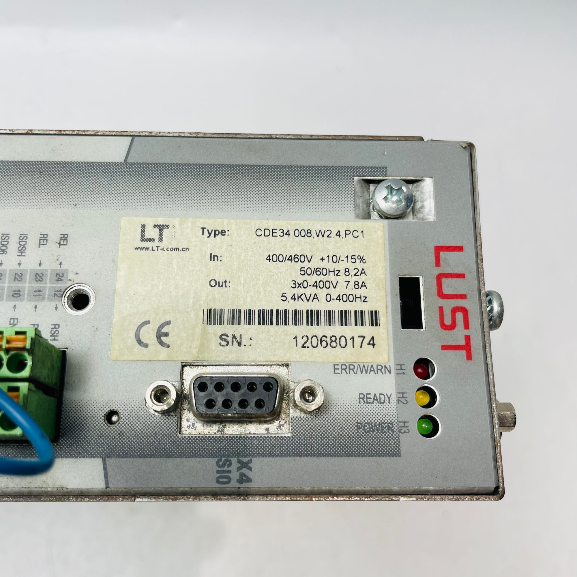 LUST CDE34.008.W2.4.PC1 Servo Drive