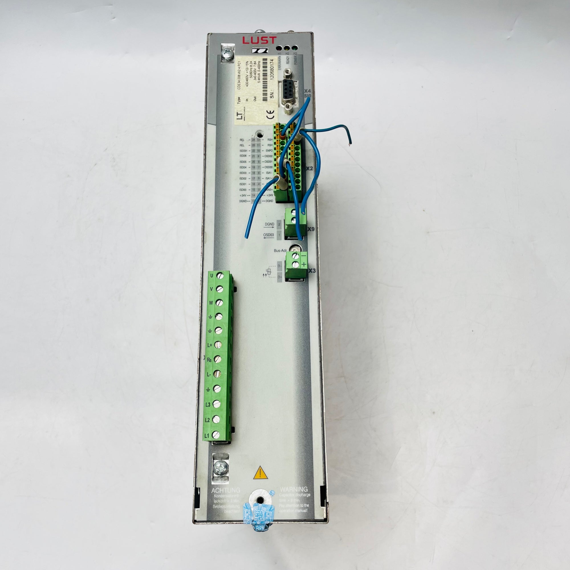 LUST CDE34.008.W2.4.PC1 Servo Drive