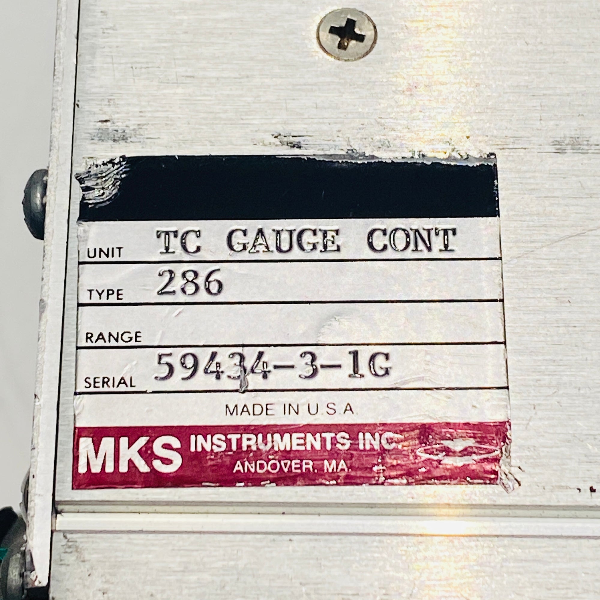 MKS 286 TC 壓力表控制器