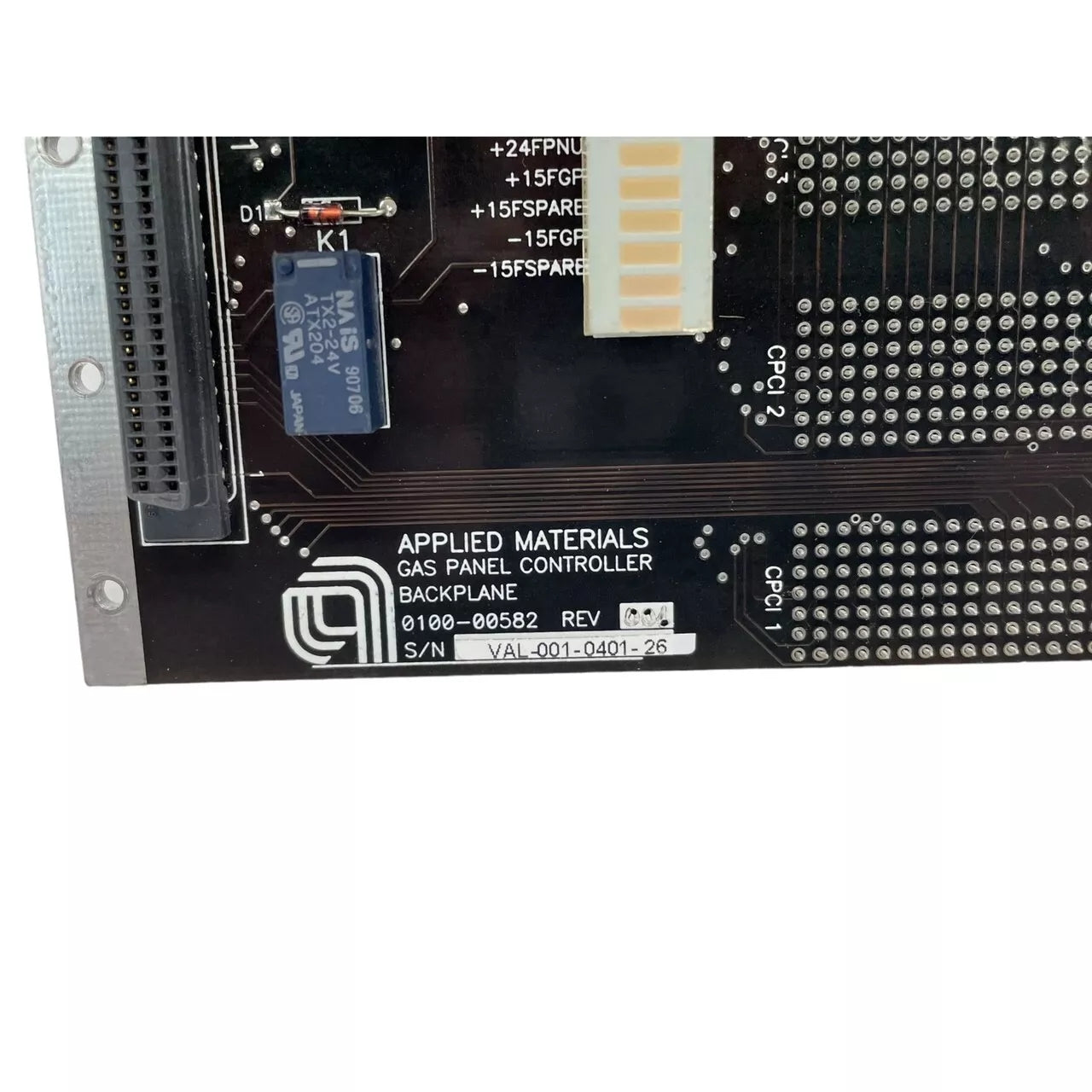 AMAT 應用材料 0100-00582 300MM 瓦斯面板控制器背板 PCB