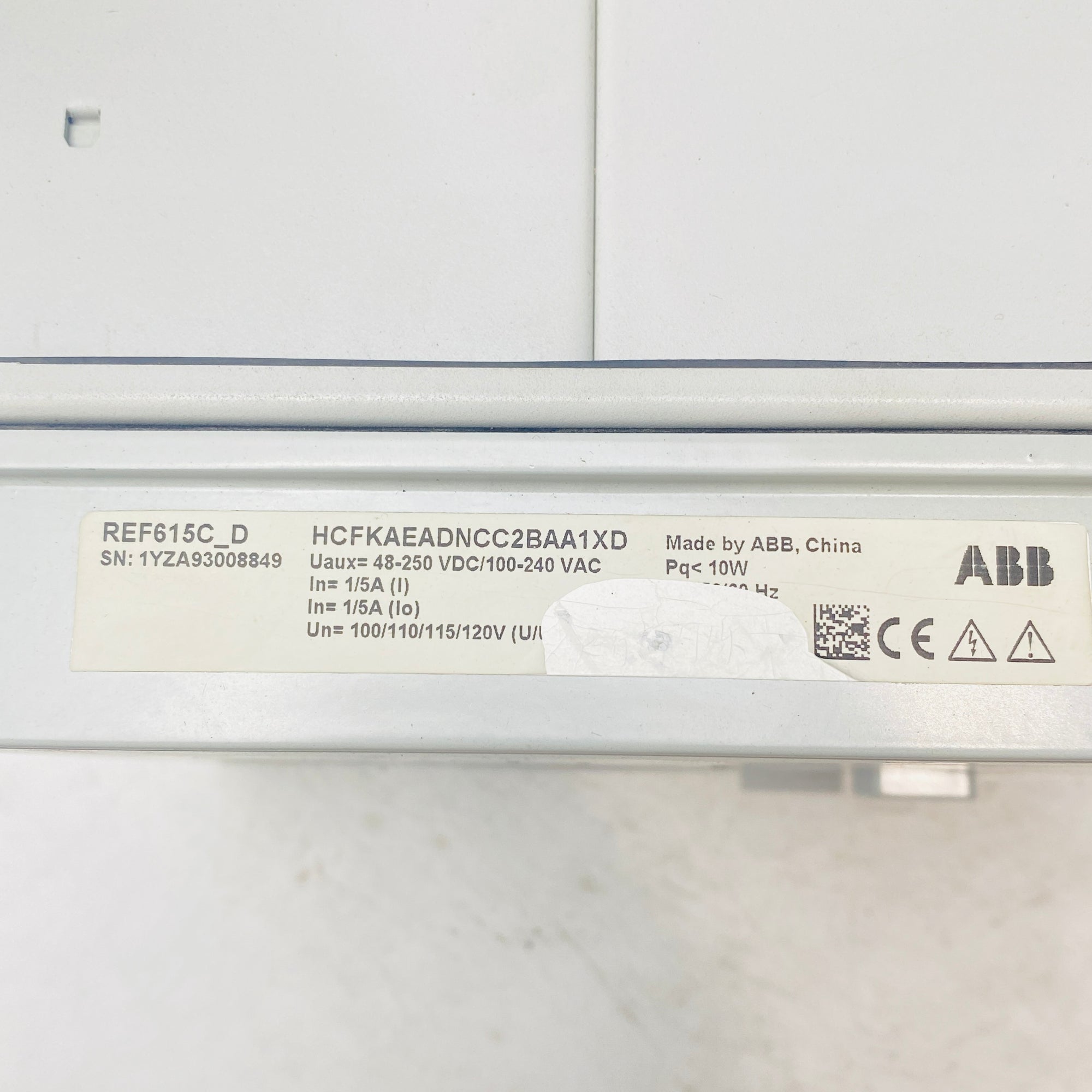 ABB REF615C_D RELAY FEEDER PROTECTION CONTROL