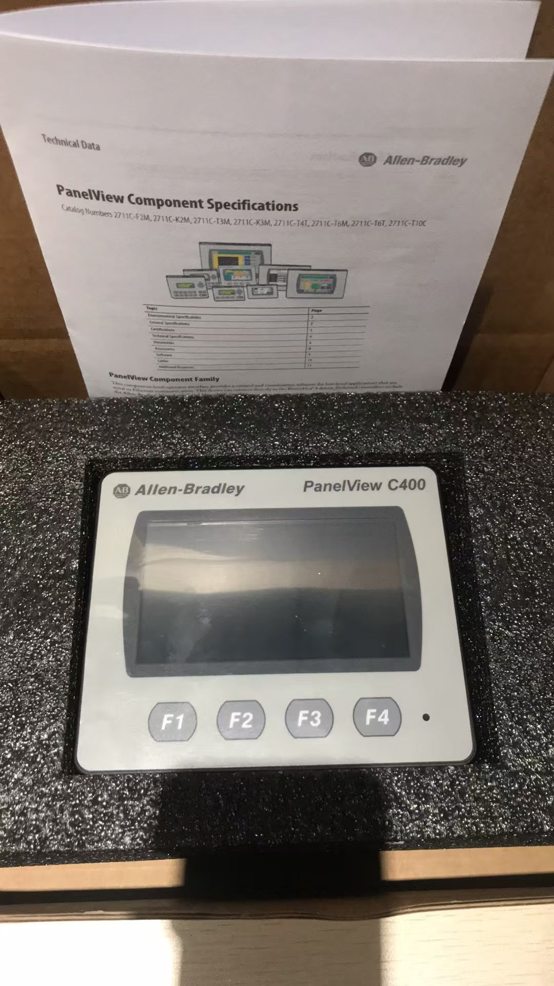 Allen Bradley 2711C-T4T Panelview C400 操作員介面面板