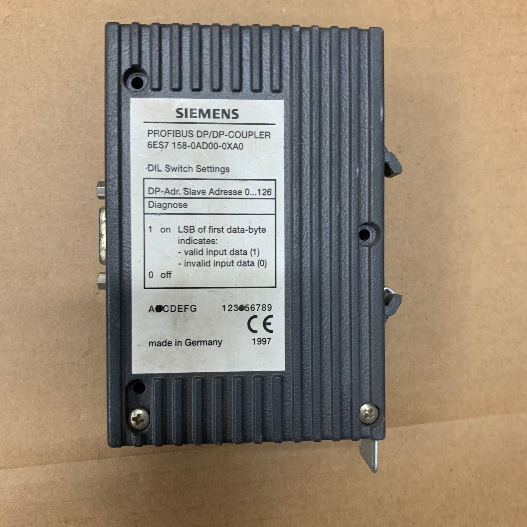 Siemens 6ES7158-0AD00-0XA0 Bus Coupling Module
