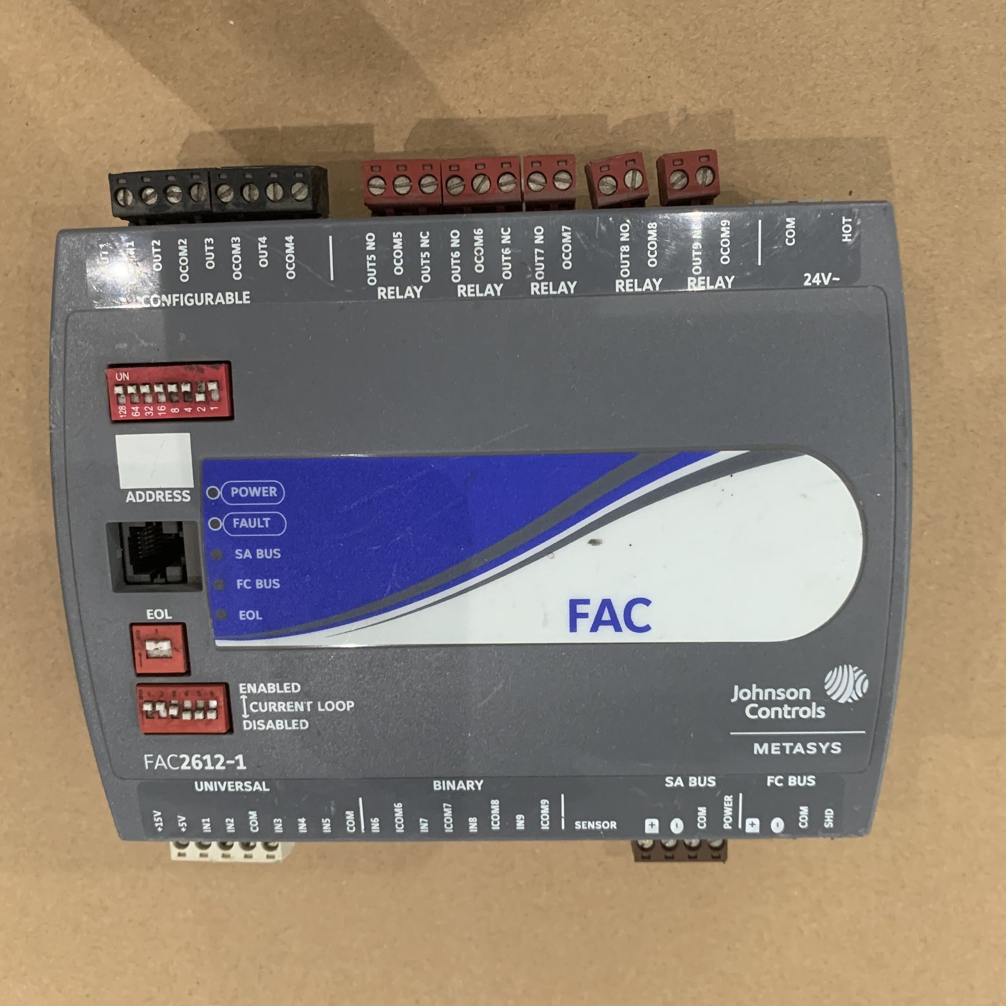 JOHNSON CONTROLS MS-FAC2612-1