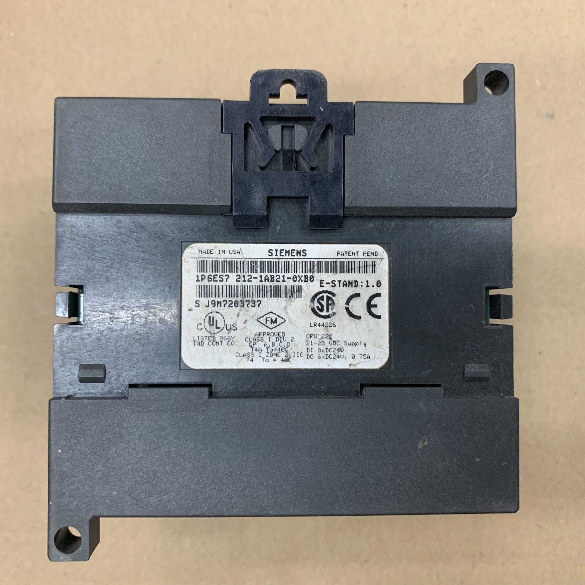 SIEMENS 6ES7212-1AB21-0XB0 COMPACT MODULE