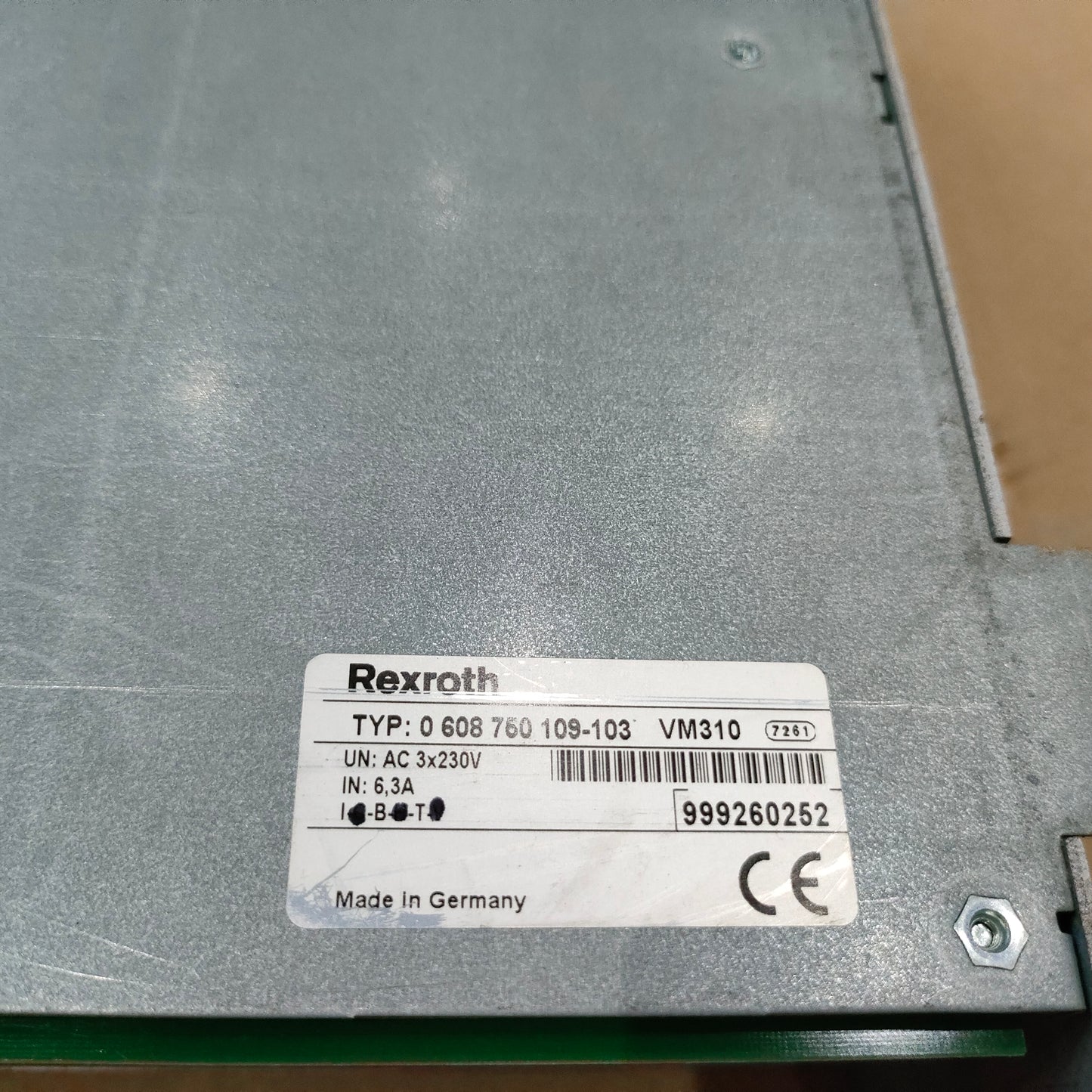 REXROTH VM310 0608750109-103 SERVO CONTROL CARD