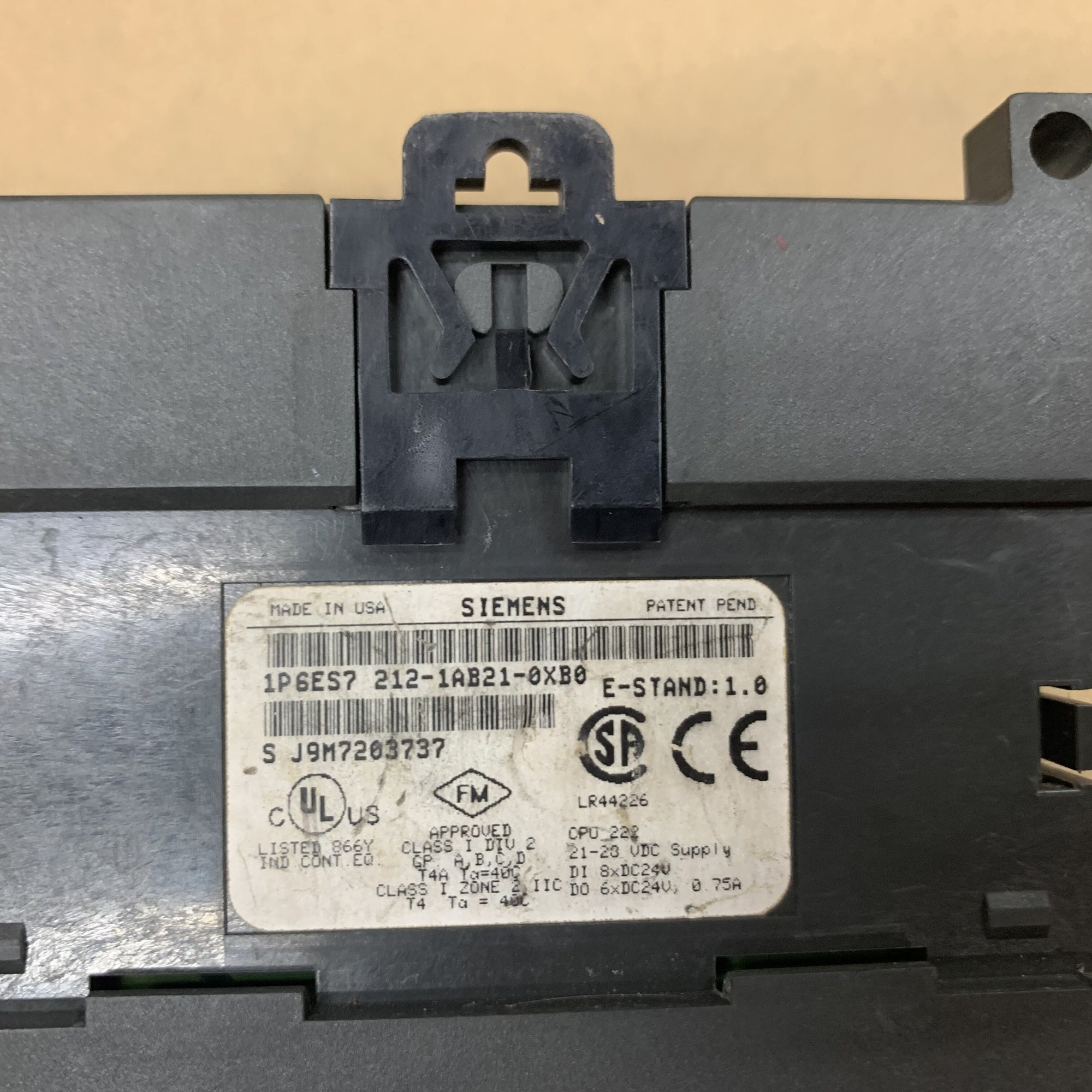 SIEMENS 6ES7212-1AB21-0XB0 COMPACT MODULE