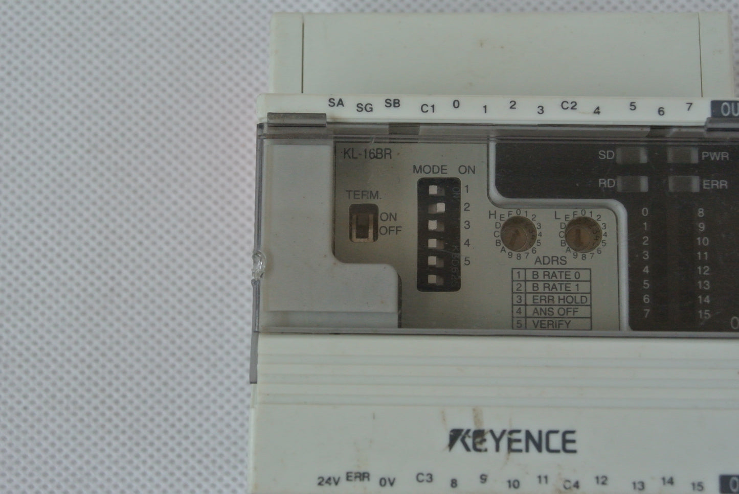 KEYENCE KL-16BR PLC CONTROL MODULE