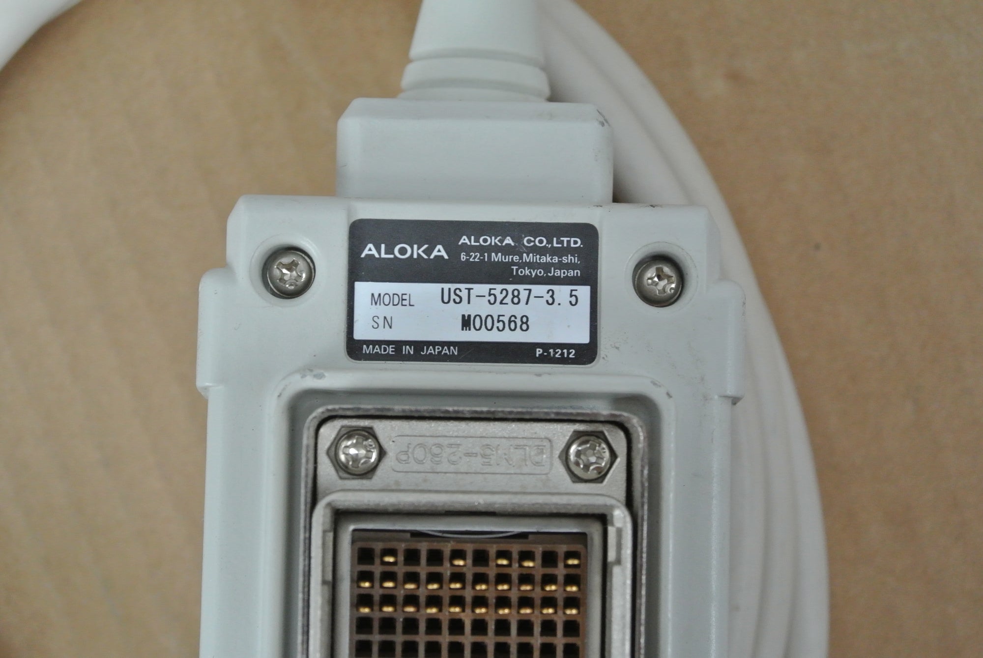 ALOKA UST-5287-3.5超音波探頭