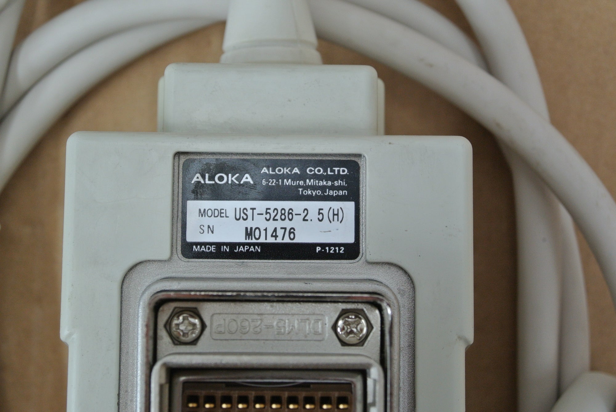 ALOKA UST-5286-2.5超音波探頭