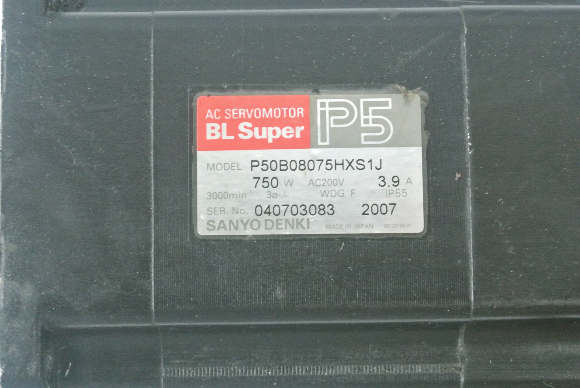 三洋電機 P50B08075HXS1J 交流伺服電機