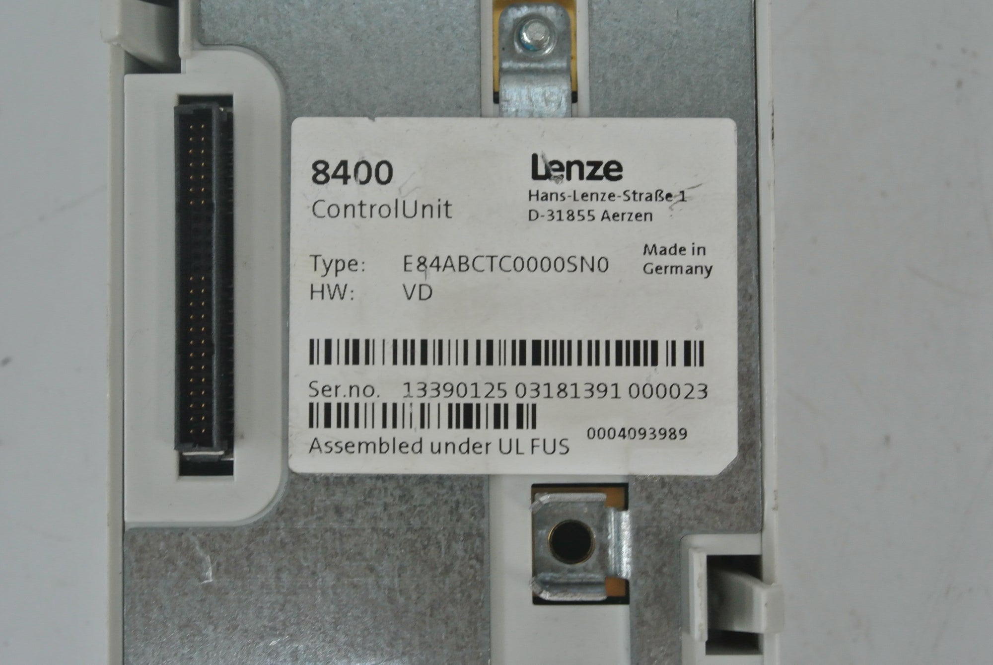 Lenze E84ABCTC0000SN0 8400控制單元