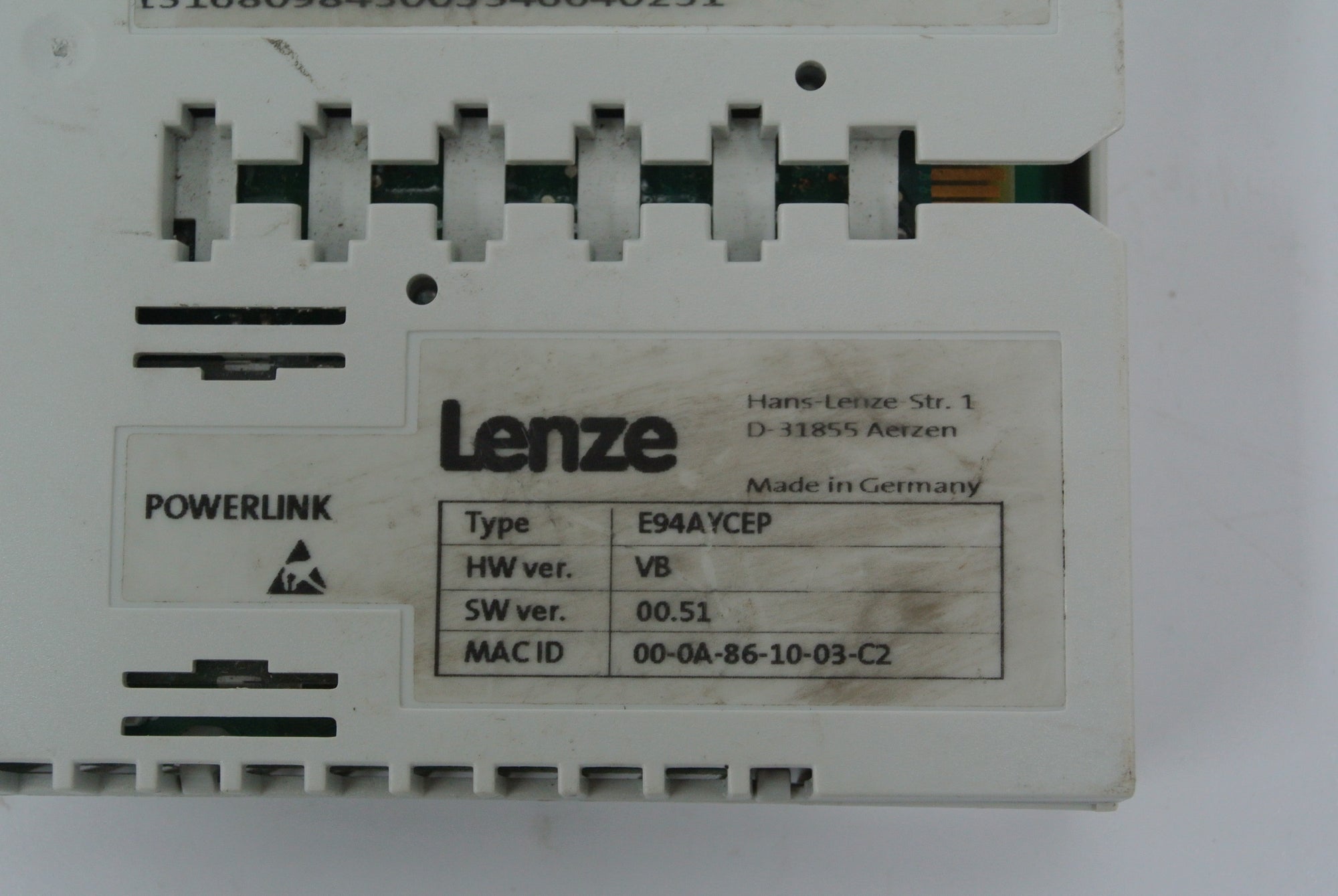 Lenze E94AYCEP 伺服驅動器 9400 擴充模組