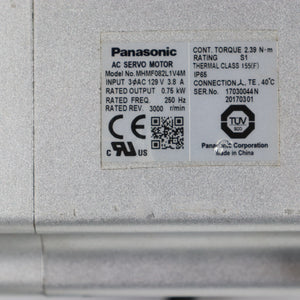 Panasonic MHMF082L1V4M Motor