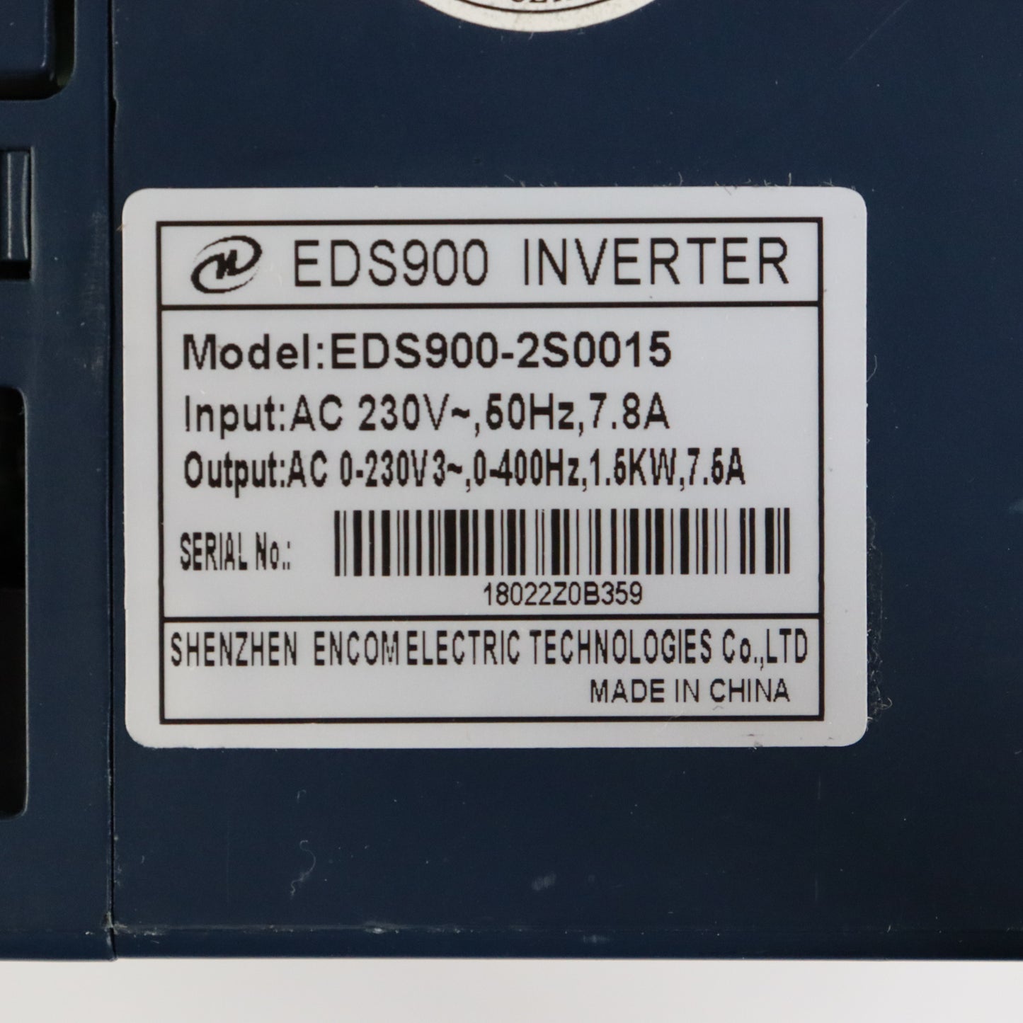 ENC EDS900-2S0015 Inverter