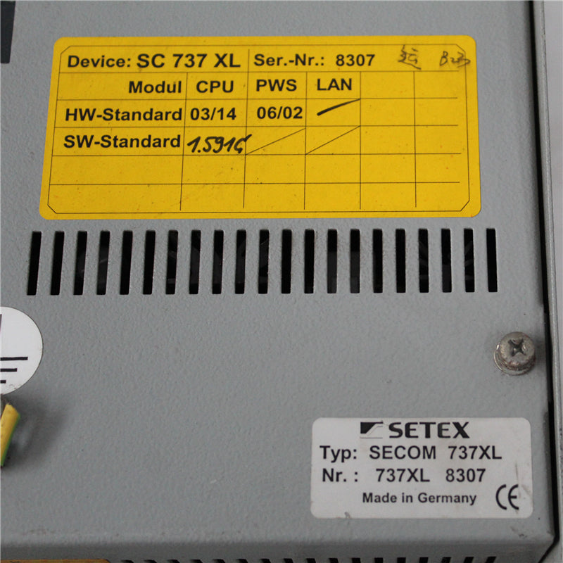 SETEX SECOM 737XL GF.C883染色機電腦