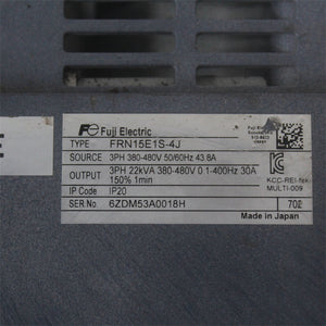 FUJI FRN15E1S-4J Inverter