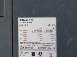 Schneider ATV320U40N4B Variable Speed Drive Frequency Converter