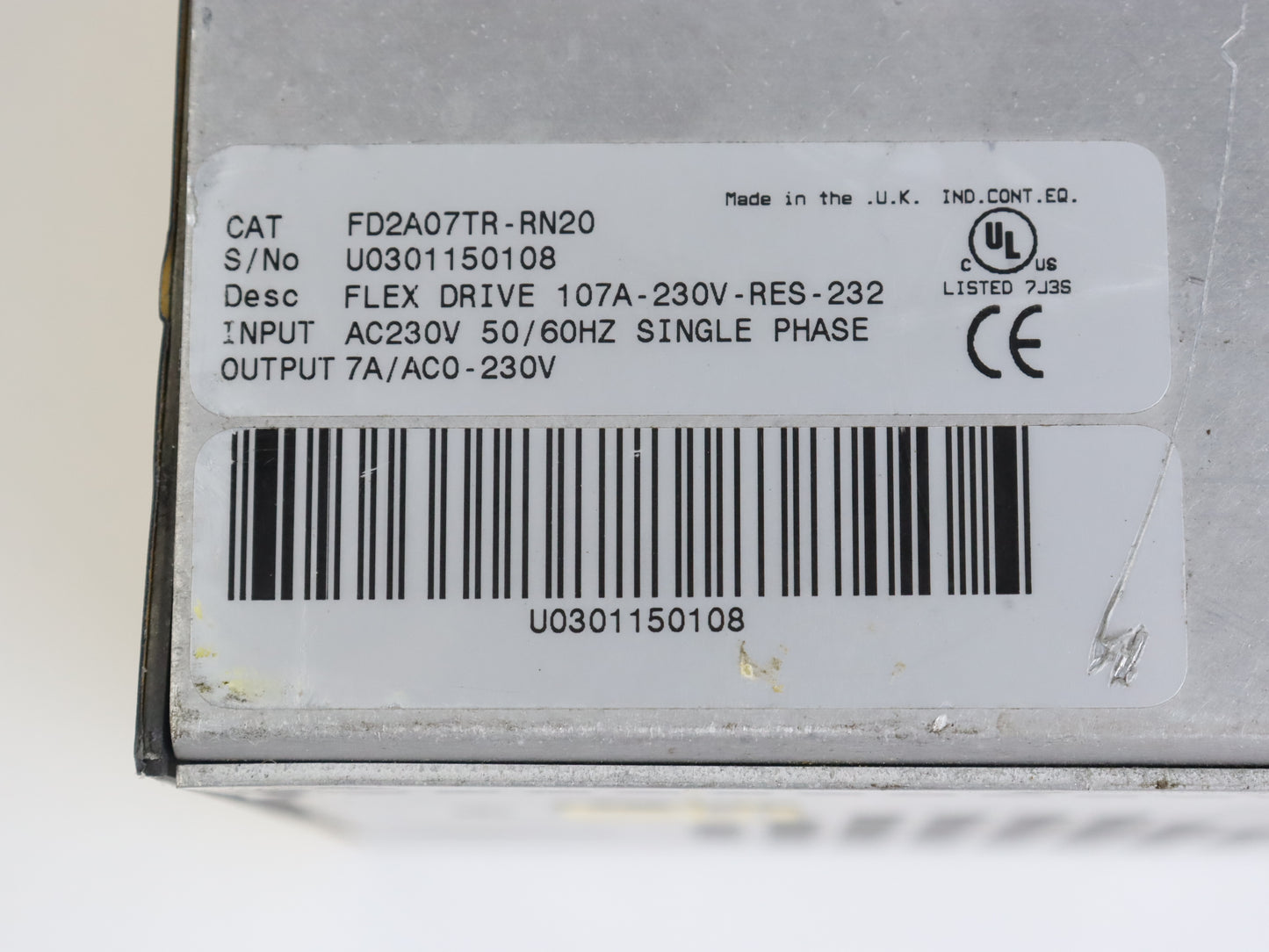 BALDOR FD2A07TR-RN20 Servo Drive