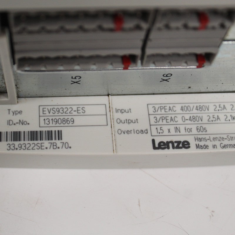 Lenze EVS9322-ES伺服驅動器輸入400/480V