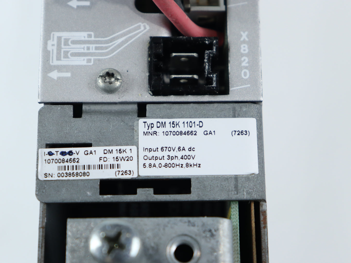 BOSCH REXROTH DM 15K 1101-D Servo Drive