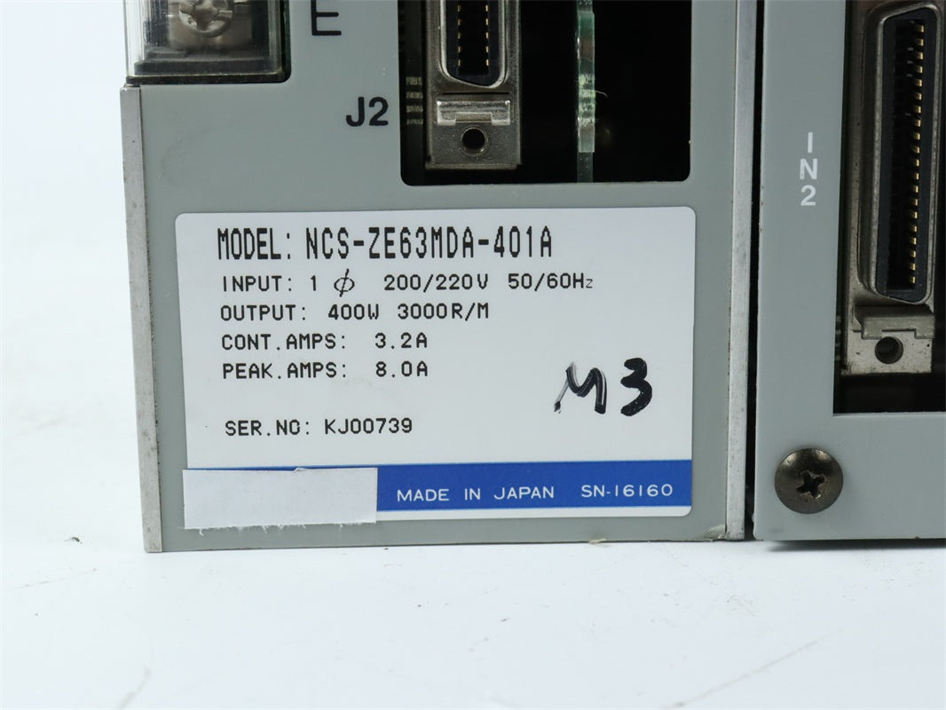 NIKKI DENSO NCS-ZE63MDA-401A Servo Driver