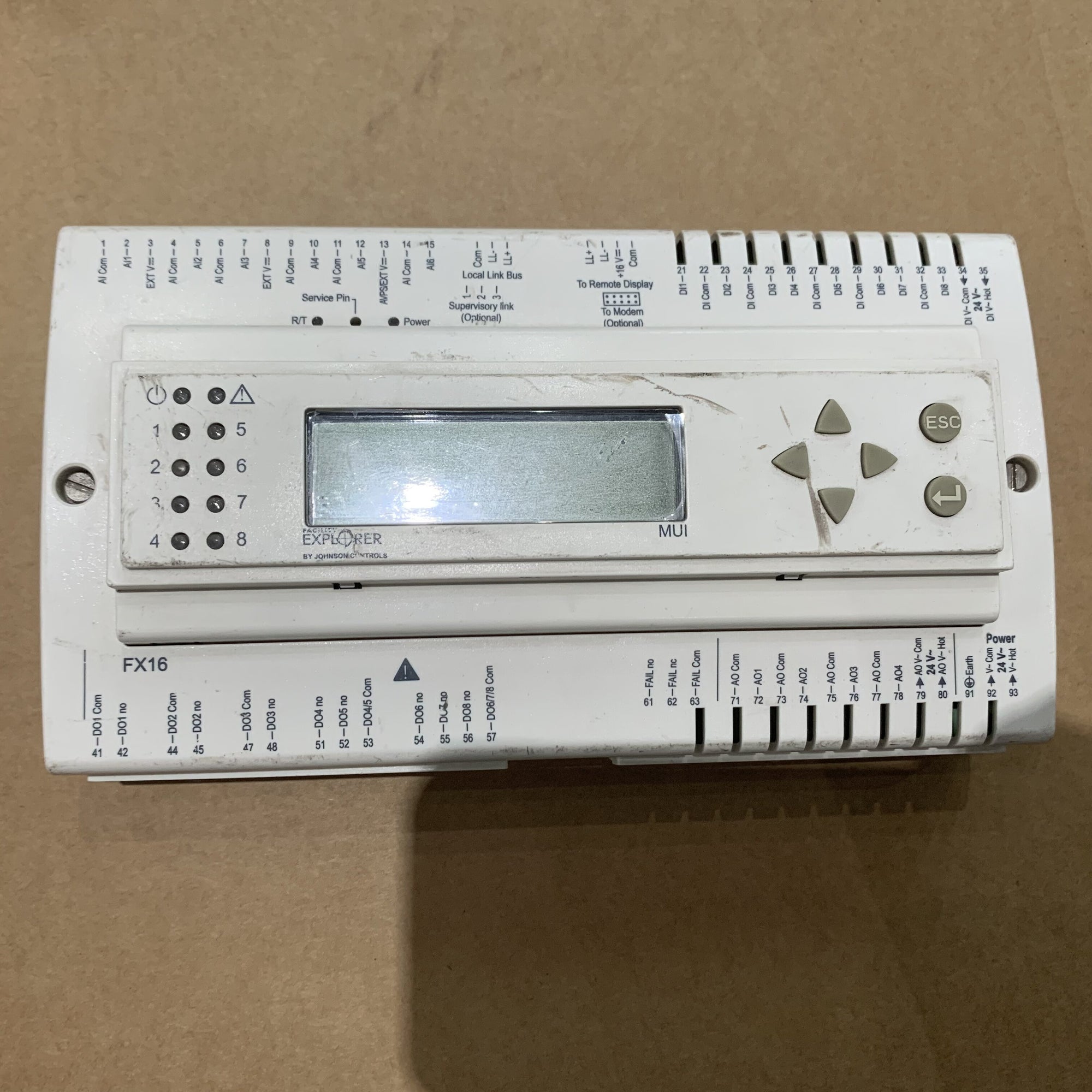 Johnson Controls LP-FX16X51-000C LPFX16X51000C Master Controller