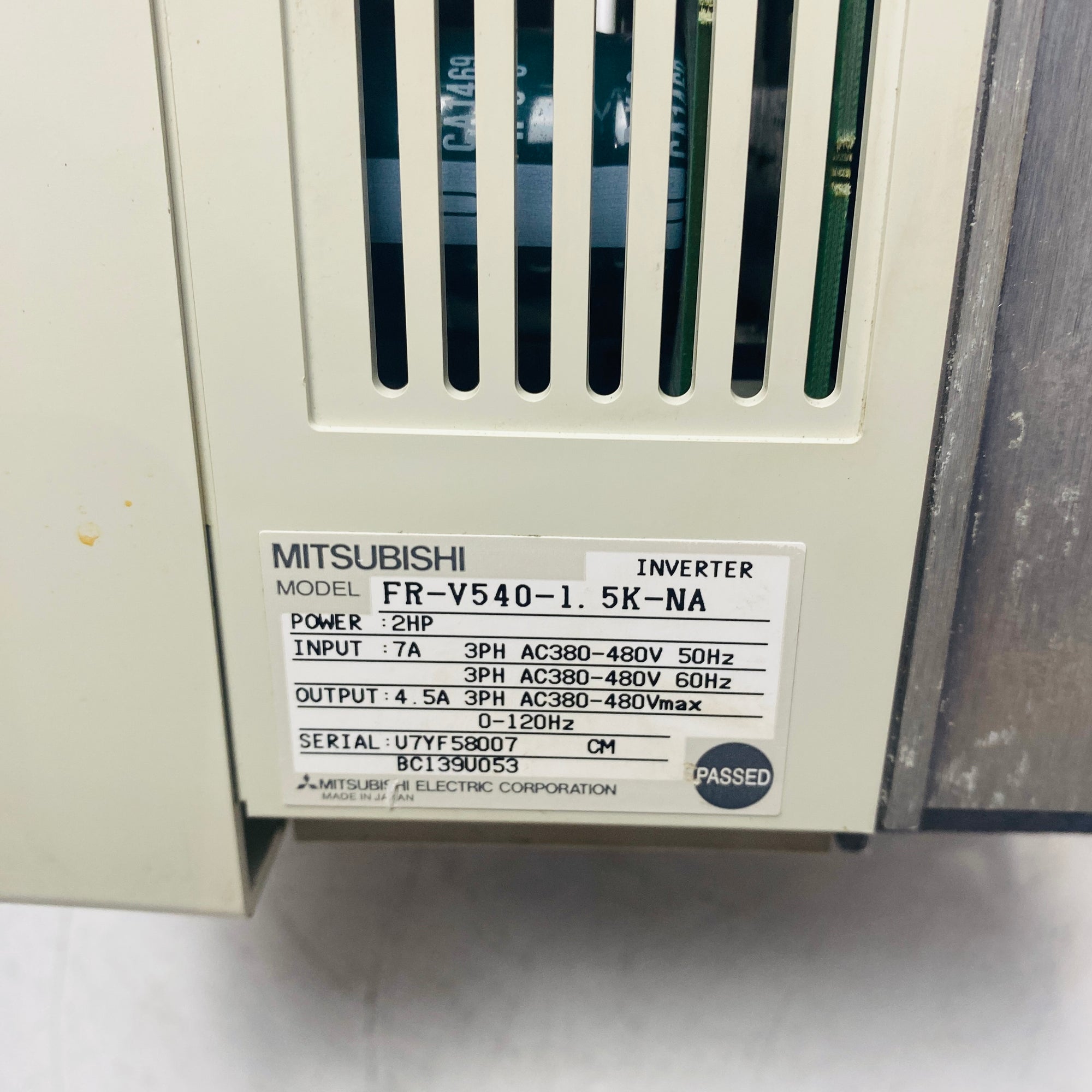 Mitsubishi FR-V540-1.5K-NA Inverter Drive