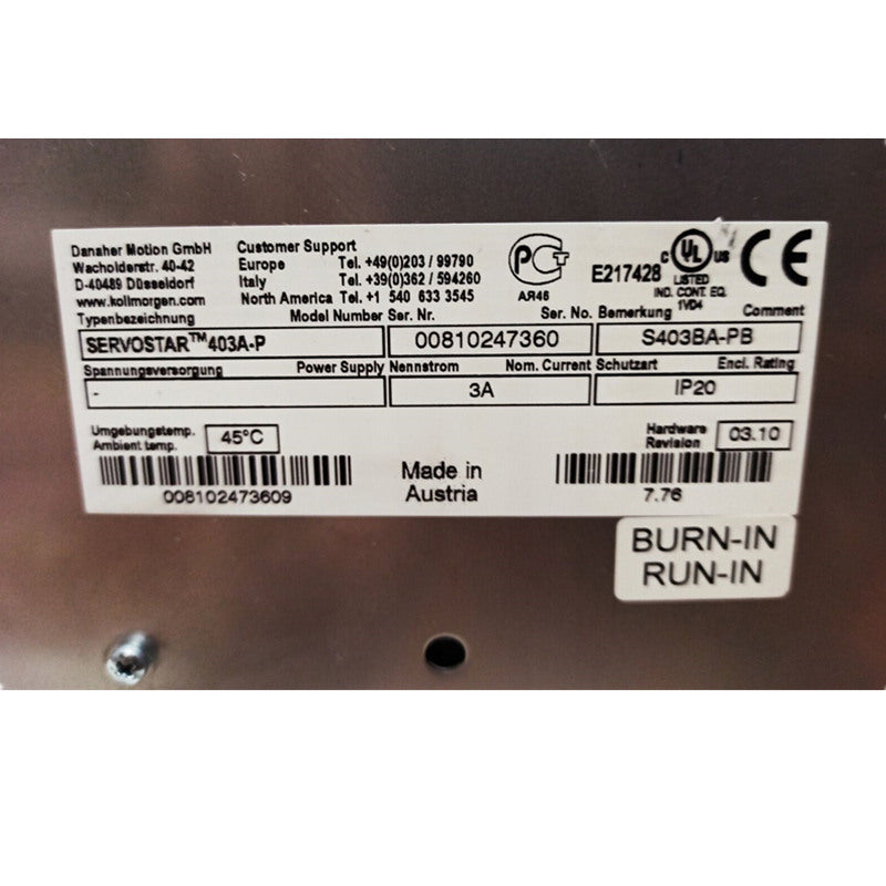 Kollmorgen S403BA-PB Drive