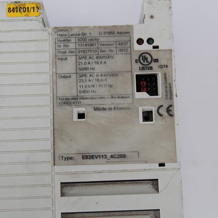 Lenze E82EV113-4C200 Inverter Input AC 400/500V - Rockss Automation