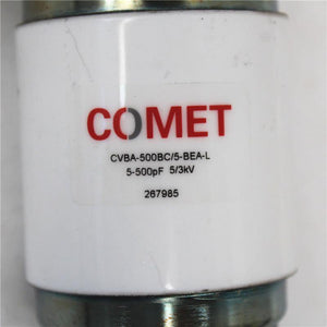 Used COMET Vacuum Variable Capacitor CVBA-500BC/5-BEA-L 5-500PF 5/3KV - Rockss Automation
