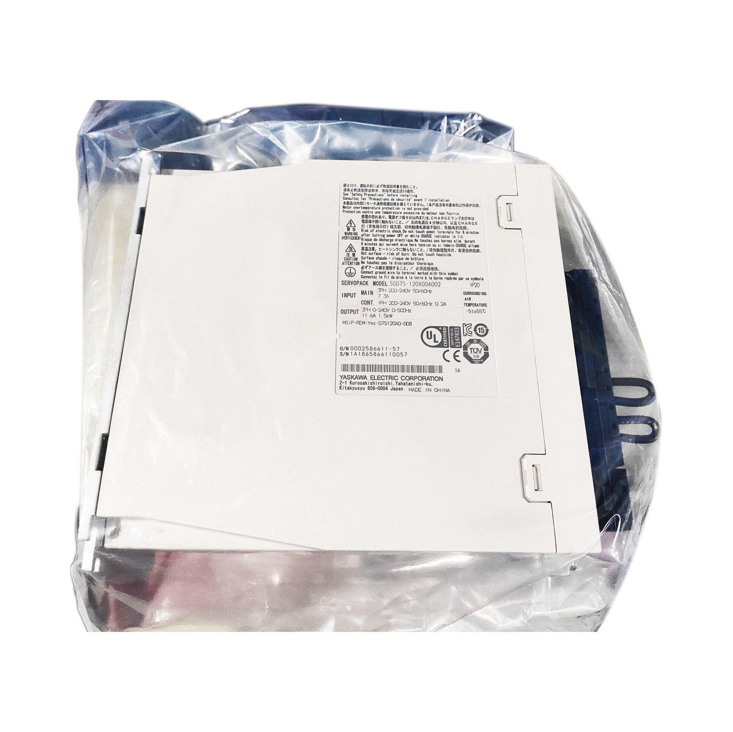 New Original Yaskawa Servo Driver SGD7S-120A00A SGD7S-120A00A002 - Rockss Automation