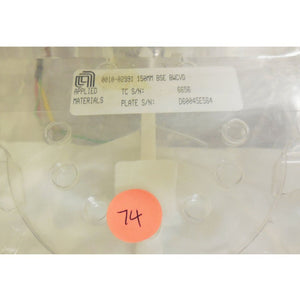Applied Materials 0010-02991 Semiconductor 150mm BSE Bwcvd Receiver Assembly