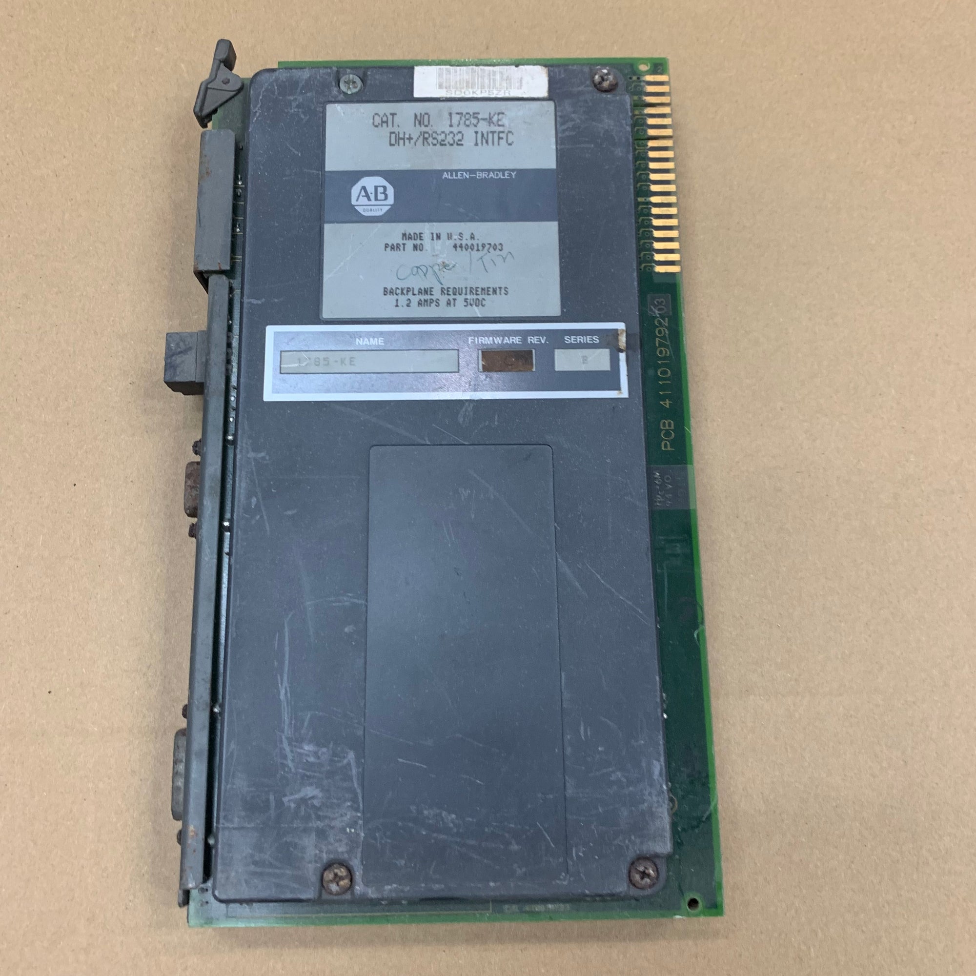 Allen Bradley 1785-KE 介面資料高速公路通訊模組
