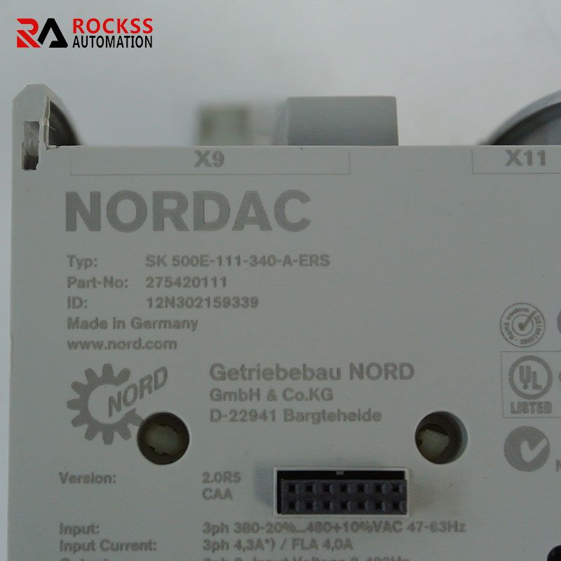 Nordac SK500E-111-340-A-ERS 變頻器