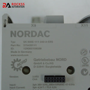 Nordac SK500E-111-340-A-ERS Inverter