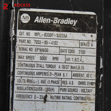 Load image into Gallery viewer, Allen Bradley MPL-B330P-SJ22AA motor